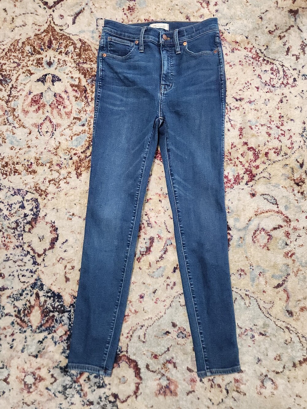 Madewell Women's 10" High-Rise Skinny Jeans Size 27 Medium Wash Denim